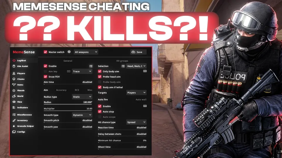 CS2 Cheats Guarantee High Kill Counts with Memesense in Premier Matches